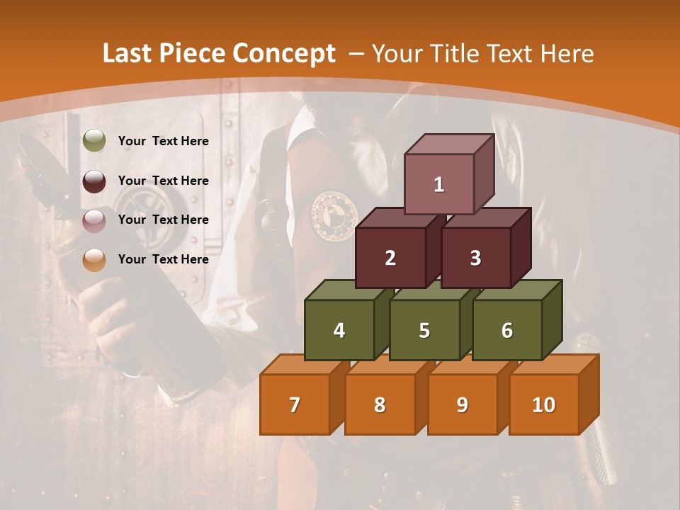 Cyborg Gravure Ornement PowerPoint Template