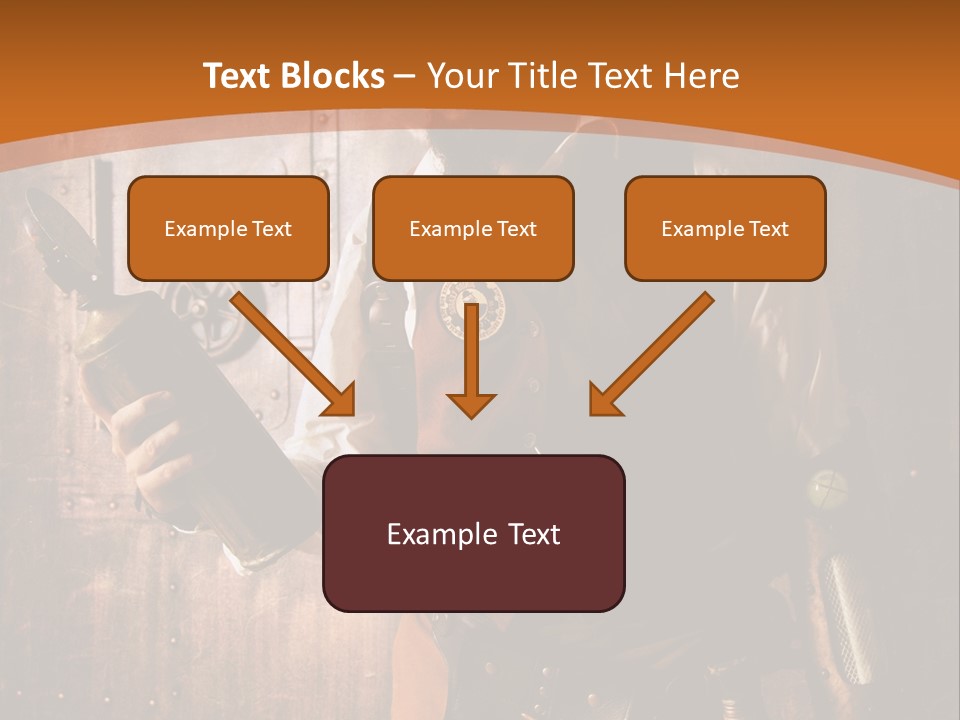 Cyborg Gravure Ornement PowerPoint Template