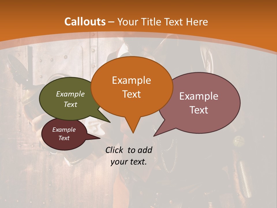 Cyborg Gravure Ornement PowerPoint Template