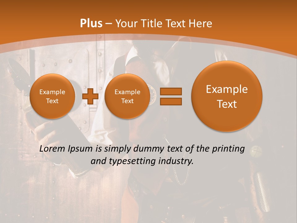 Cyborg Gravure Ornement PowerPoint Template