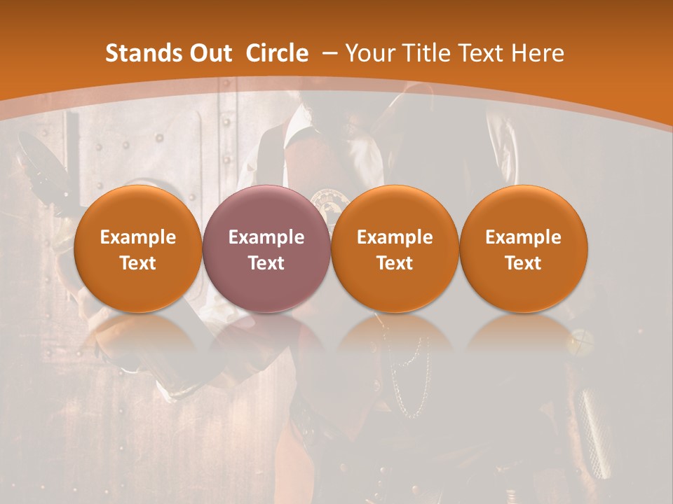 Cyborg Gravure Ornement PowerPoint Template