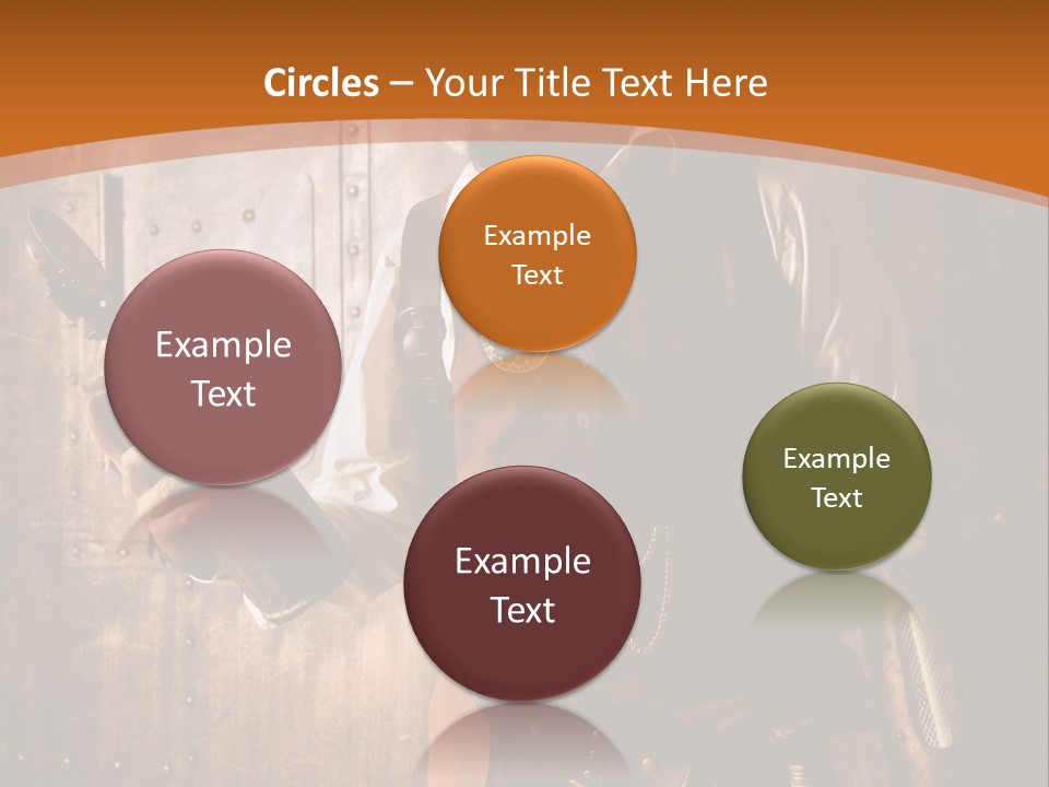 Cyborg Gravure Ornement PowerPoint Template