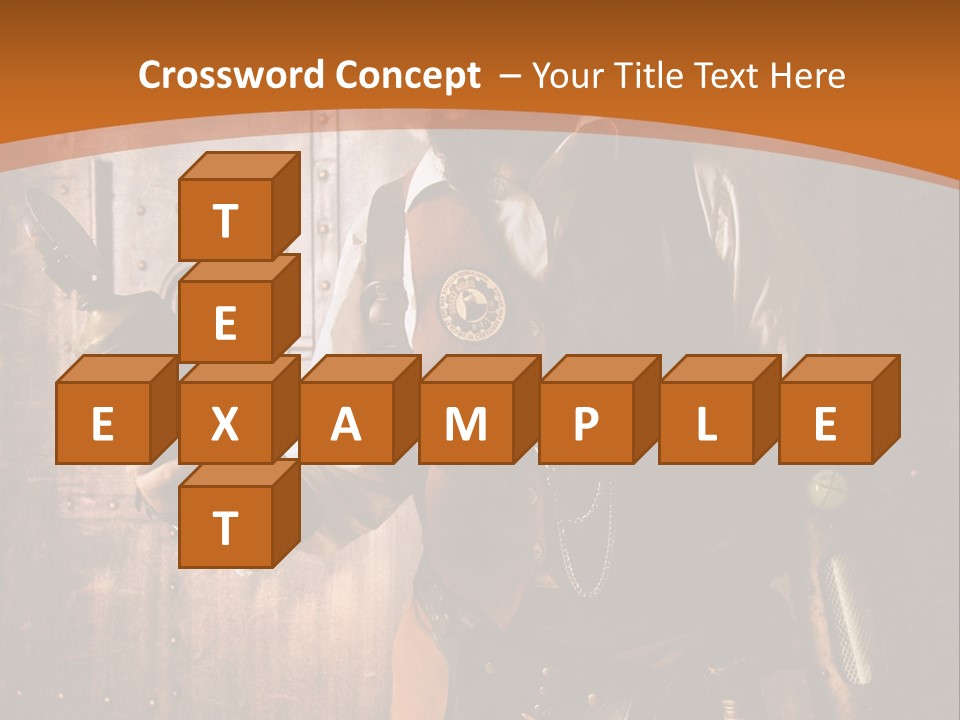 Cyborg Gravure Ornement PowerPoint Template