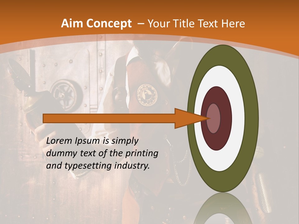 Cyborg Gravure Ornement PowerPoint Template