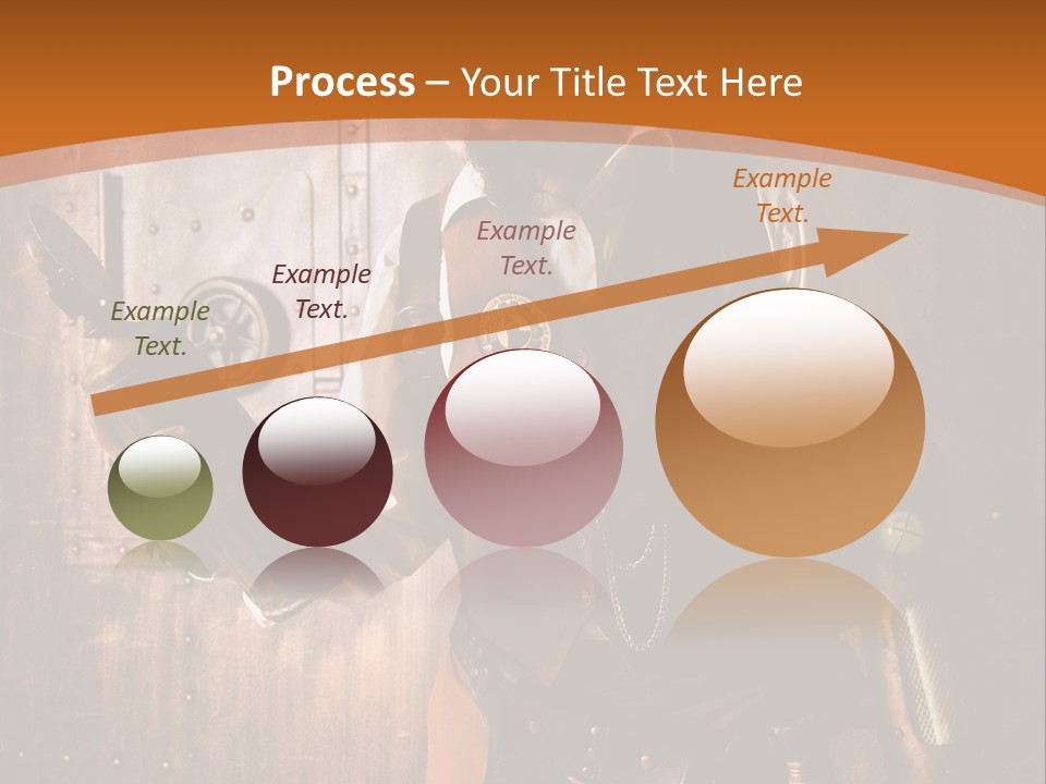 Cyborg Gravure Ornement PowerPoint Template