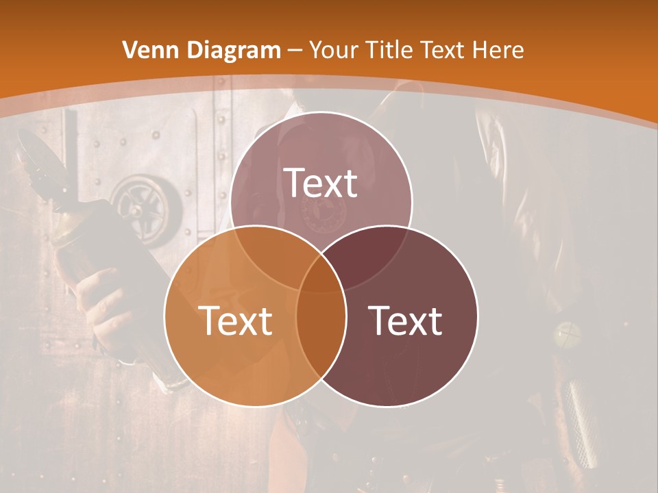 Cyborg Gravure Ornement PowerPoint Template