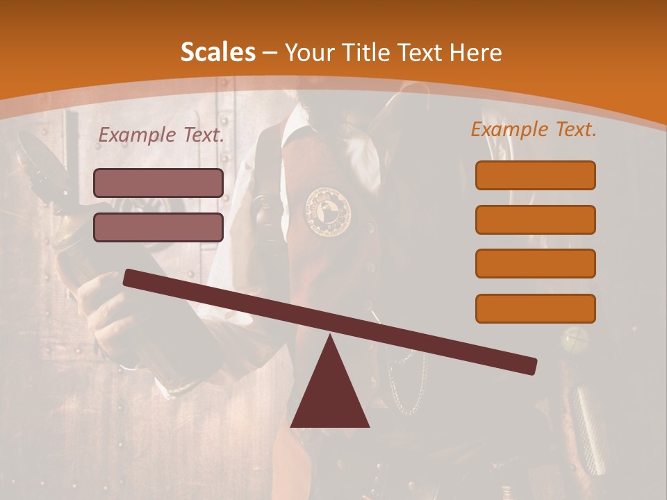 Cyborg Gravure Ornement PowerPoint Template