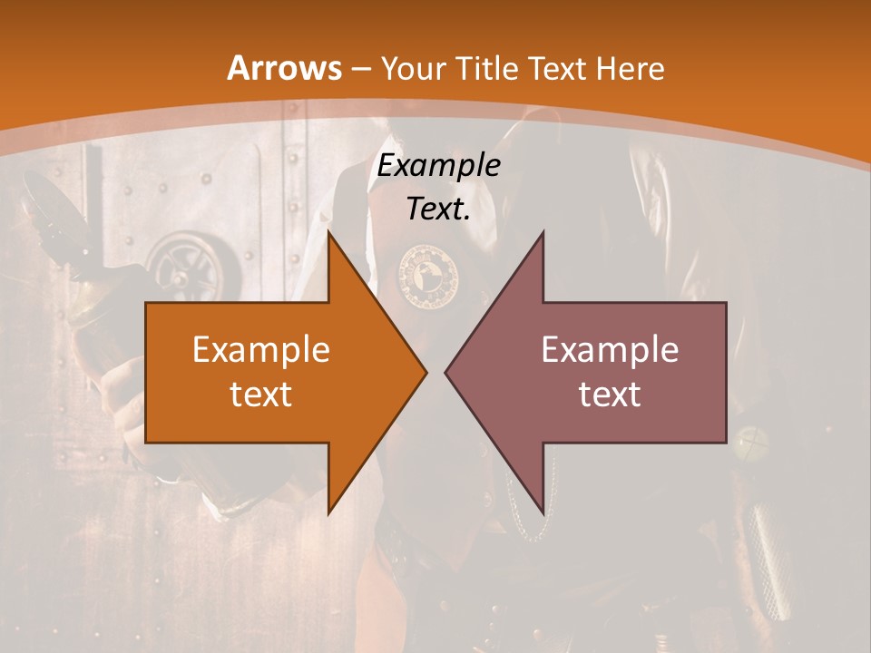 Cyborg Gravure Ornement PowerPoint Template