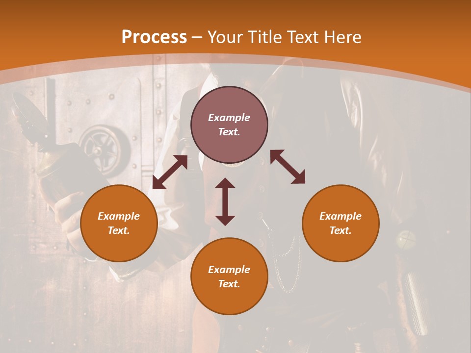 Cyborg Gravure Ornement PowerPoint Template