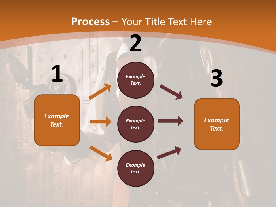 Cyborg Gravure Ornement PowerPoint Template