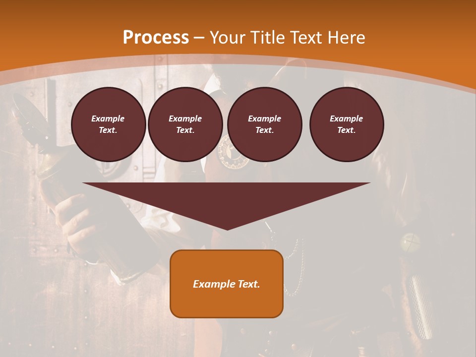 Cyborg Gravure Ornement PowerPoint Template