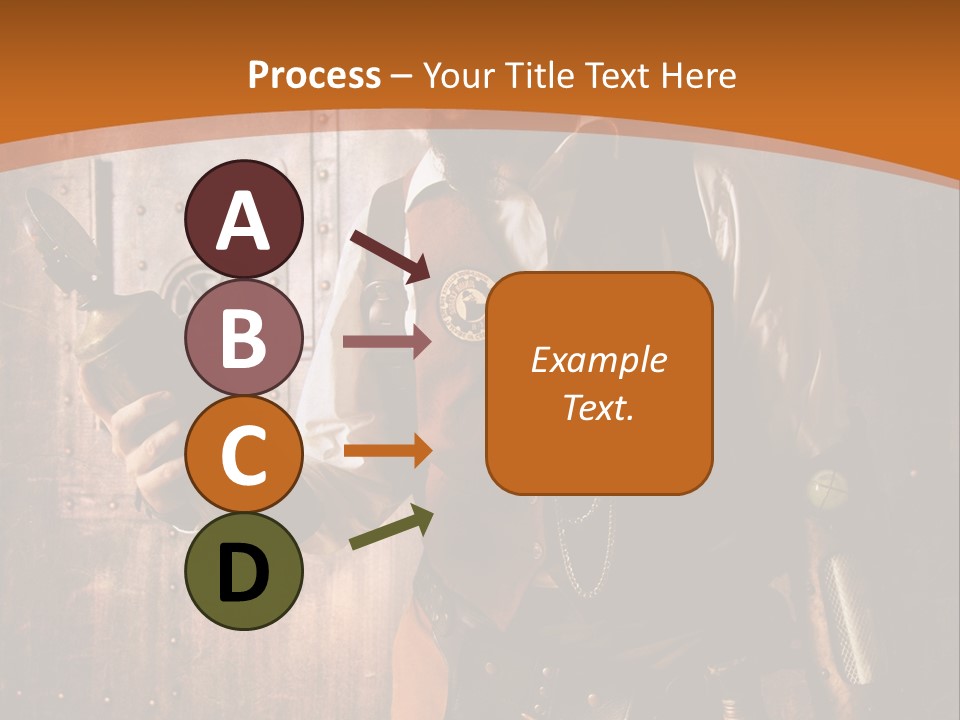 Cyborg Gravure Ornement PowerPoint Template