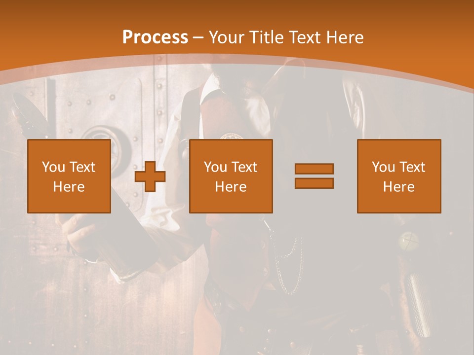 Cyborg Gravure Ornement PowerPoint Template