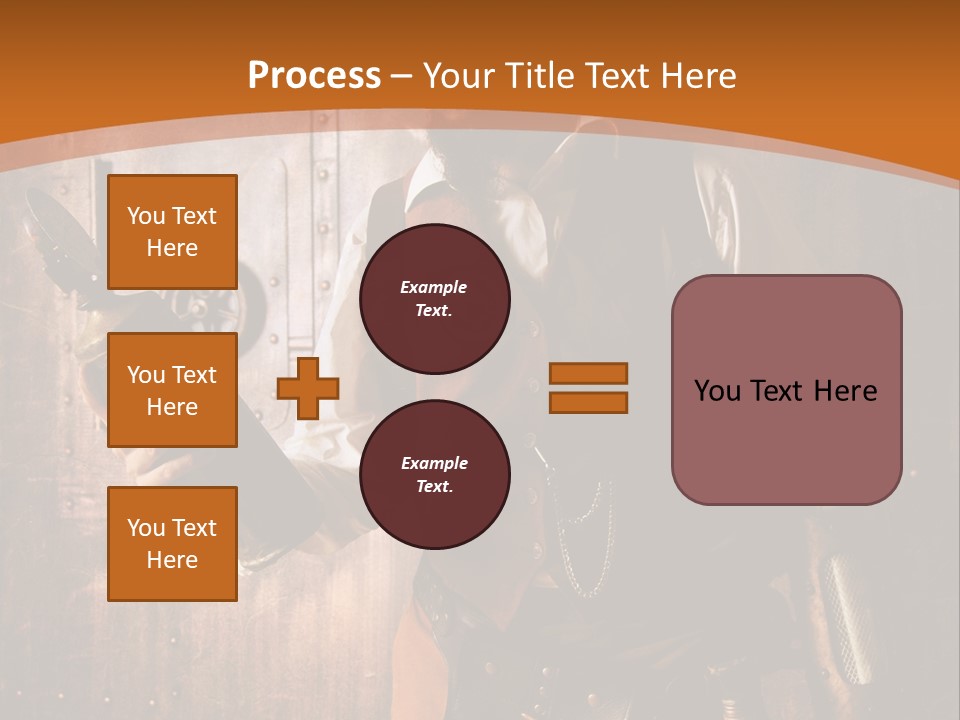 Cyborg Gravure Ornement PowerPoint Template