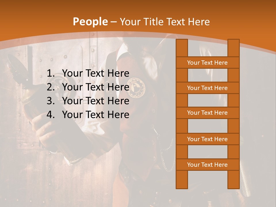 Cyborg Gravure Ornement PowerPoint Template