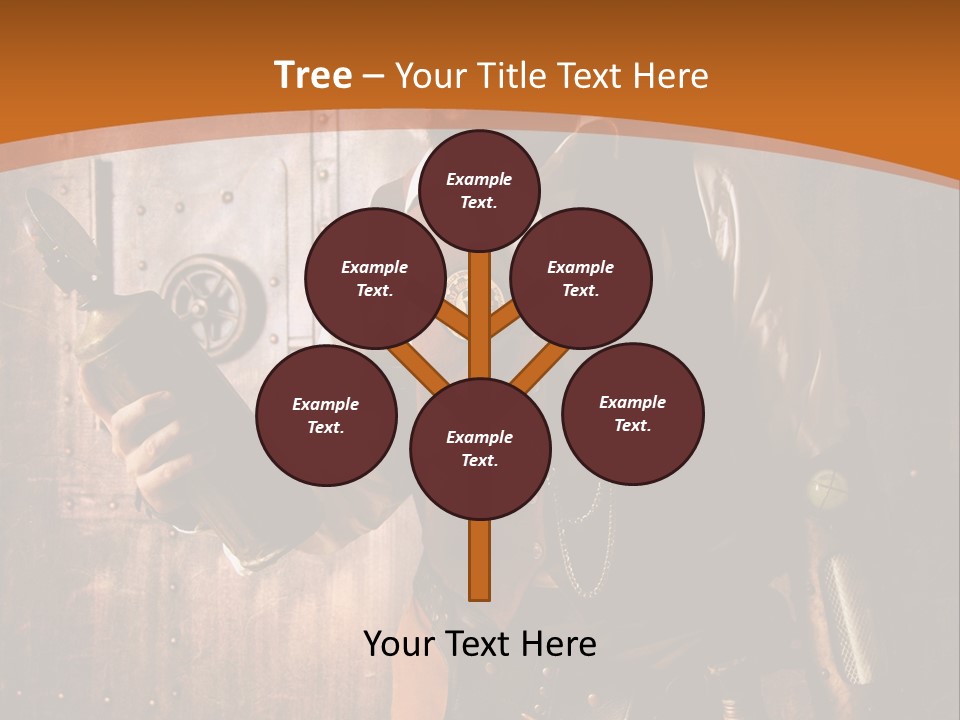 Cyborg Gravure Ornement PowerPoint Template