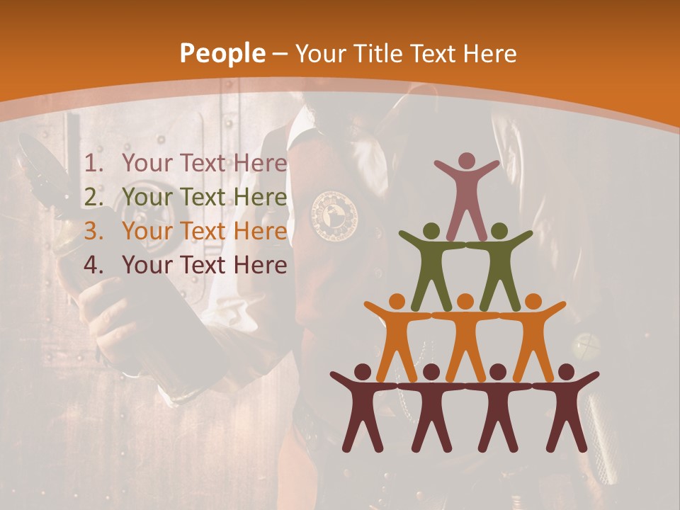 Cyborg Gravure Ornement PowerPoint Template