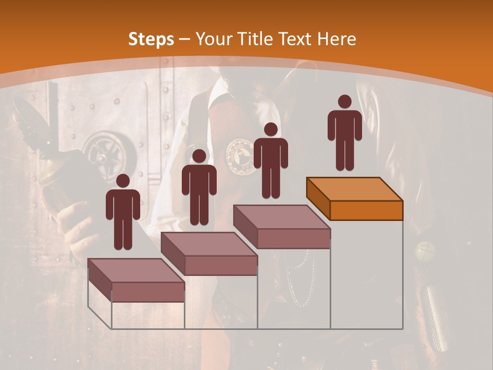 Cyborg Gravure Ornement PowerPoint Template