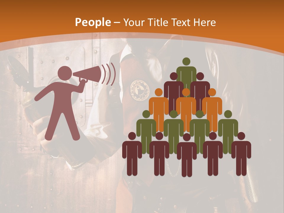 Cyborg Gravure Ornement PowerPoint Template