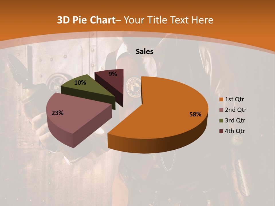 Cyborg Gravure Ornement PowerPoint Template
