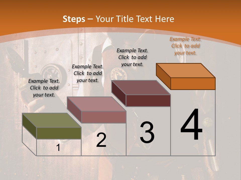 Cyborg Gravure Ornement PowerPoint Template