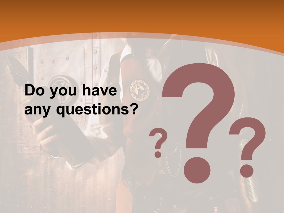 Cyborg Gravure Ornement PowerPoint Template