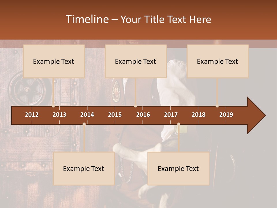 Cyborg Homme Guerrier PowerPoint Template