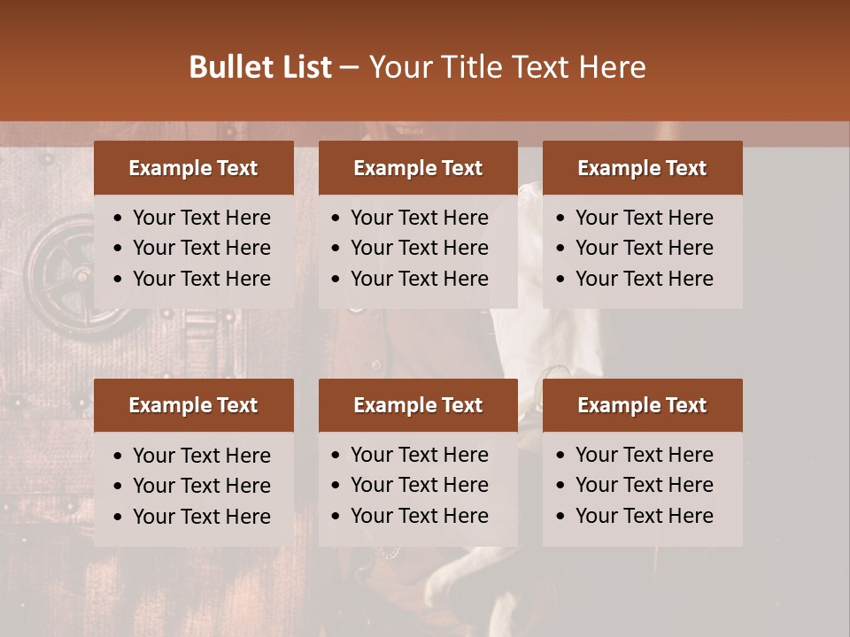 Cyborg Homme Guerrier PowerPoint Template