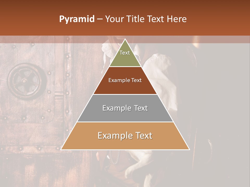 Cyborg Homme Guerrier PowerPoint Template