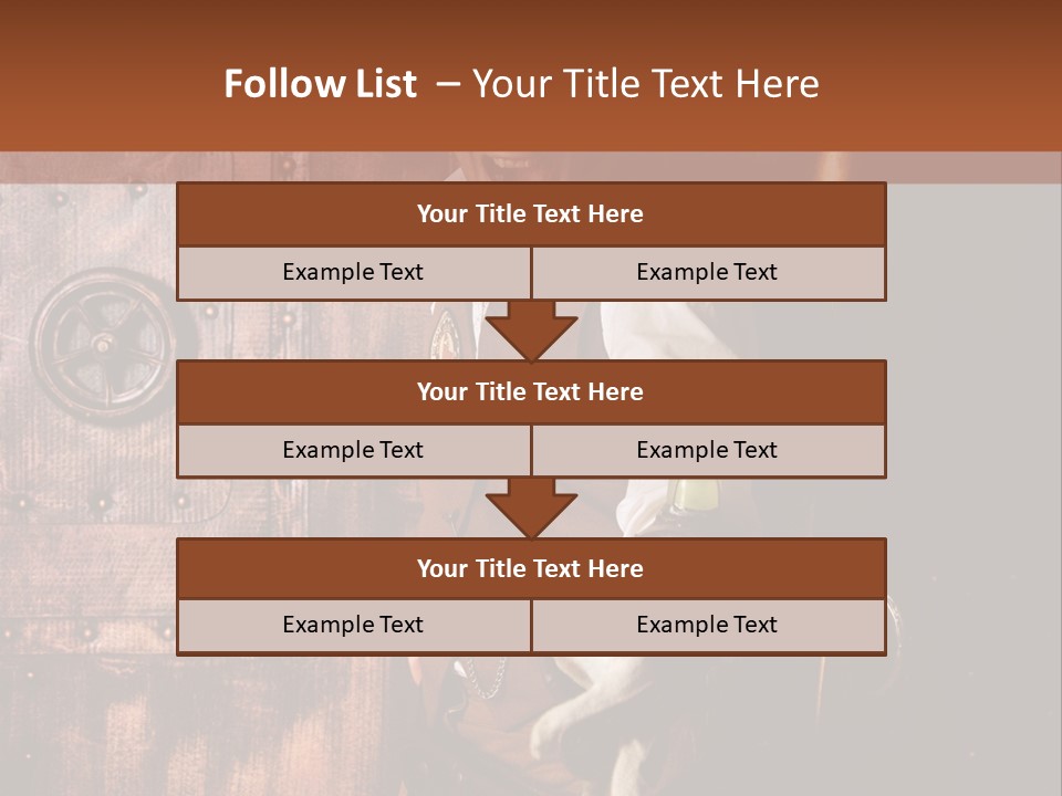 Cyborg Homme Guerrier PowerPoint Template