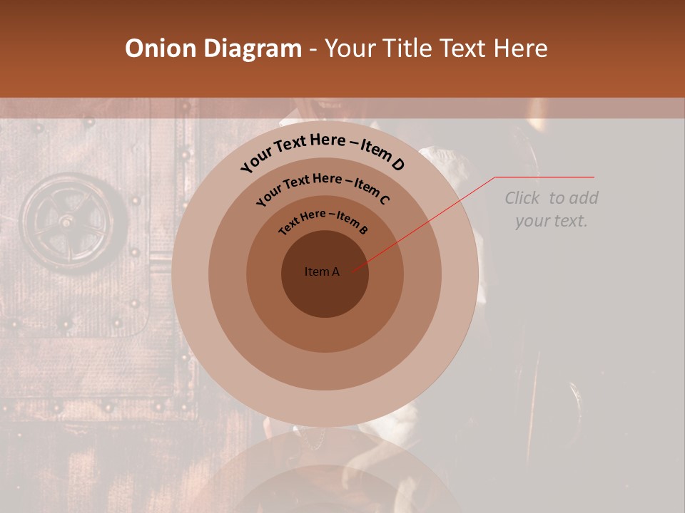 Cyborg Homme Guerrier PowerPoint Template