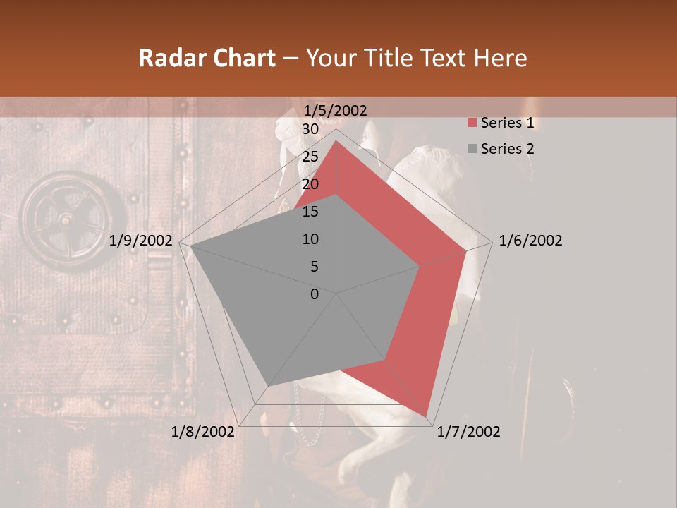 Cyborg Homme Guerrier PowerPoint Template