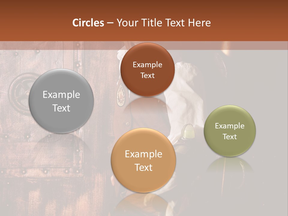 Cyborg Homme Guerrier PowerPoint Template