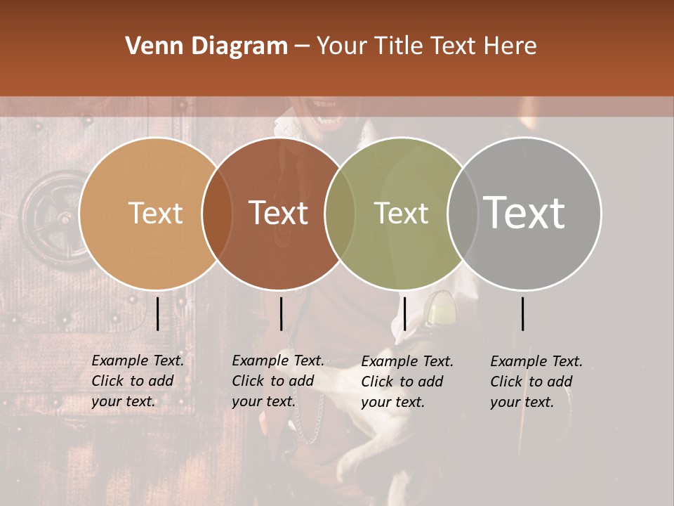 Cyborg Homme Guerrier PowerPoint Template