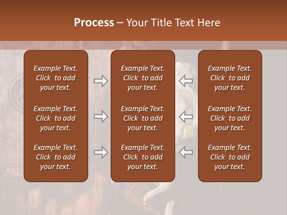 Cyborg Homme Guerrier PowerPoint Template
