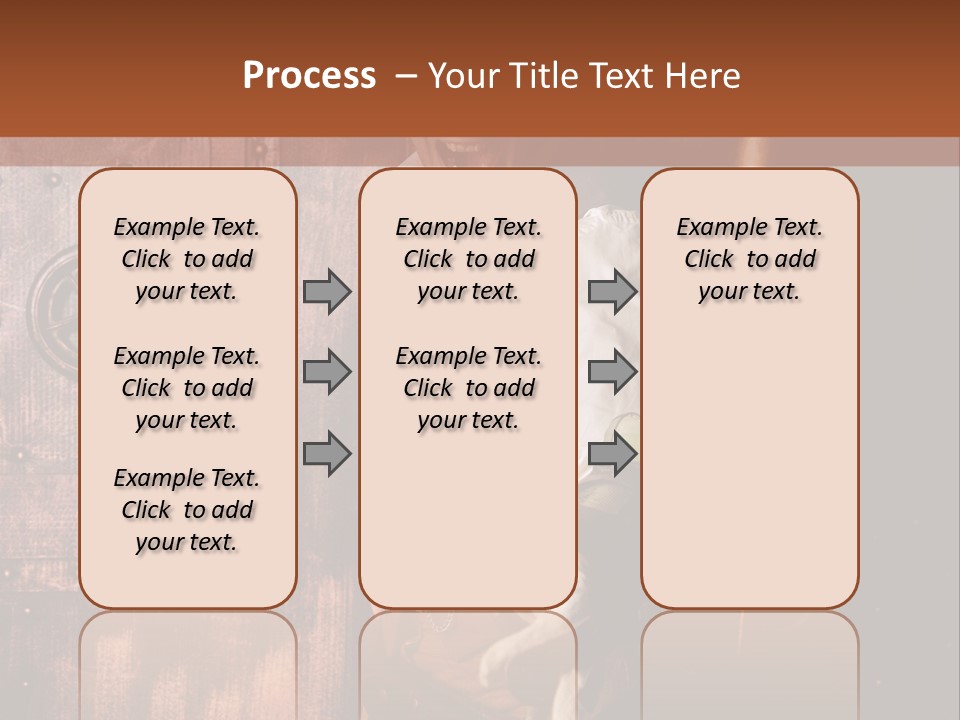 Cyborg Homme Guerrier PowerPoint Template