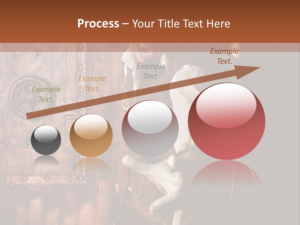 Cyborg Homme Guerrier PowerPoint Template