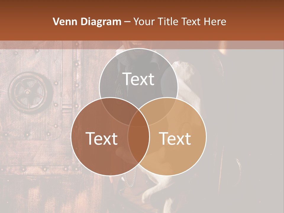 Cyborg Homme Guerrier PowerPoint Template