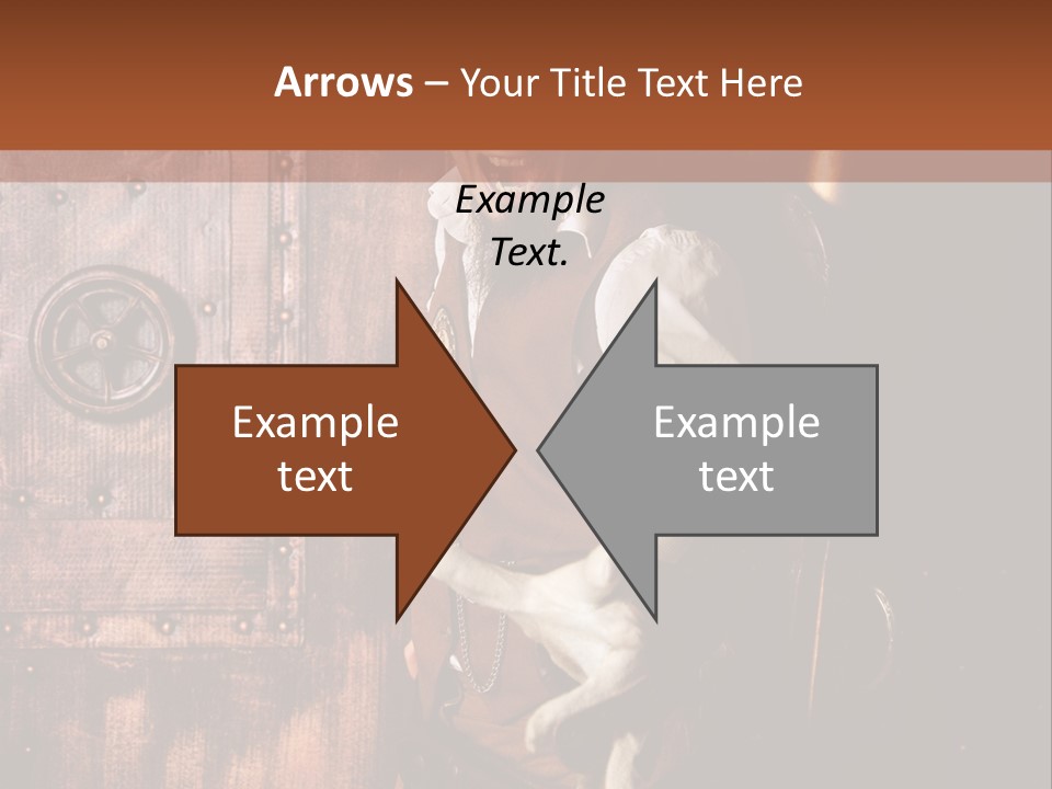 Cyborg Homme Guerrier PowerPoint Template