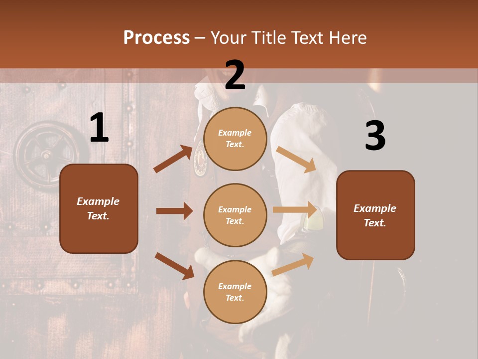 Cyborg Homme Guerrier PowerPoint Template