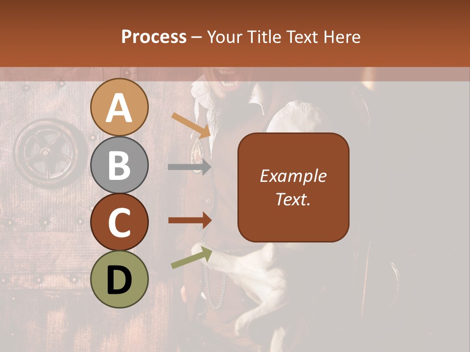 Cyborg Homme Guerrier PowerPoint Template