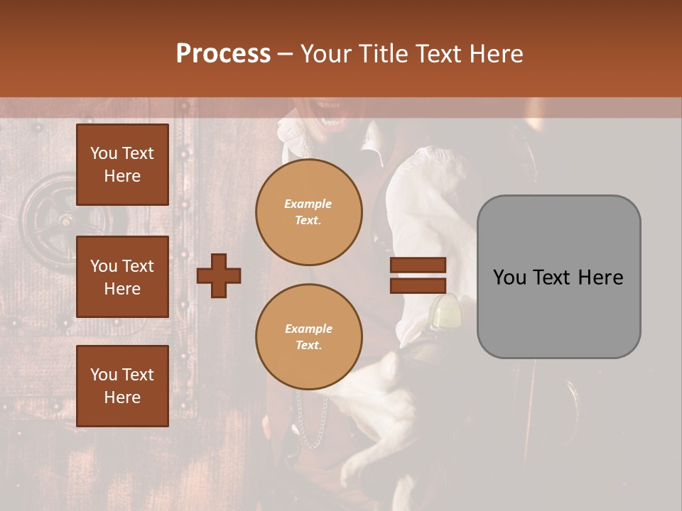 Cyborg Homme Guerrier PowerPoint Template