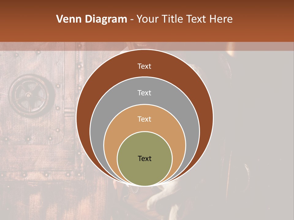 Cyborg Homme Guerrier PowerPoint Template