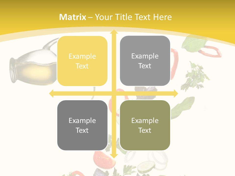 Slice Mix Parsley PowerPoint Template
