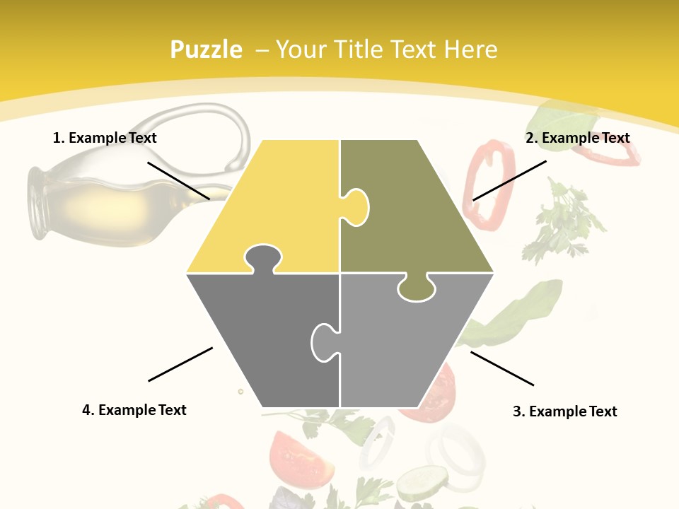 Slice Mix Parsley PowerPoint Template