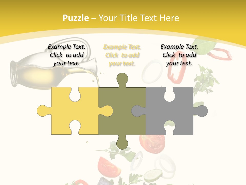 Slice Mix Parsley PowerPoint Template