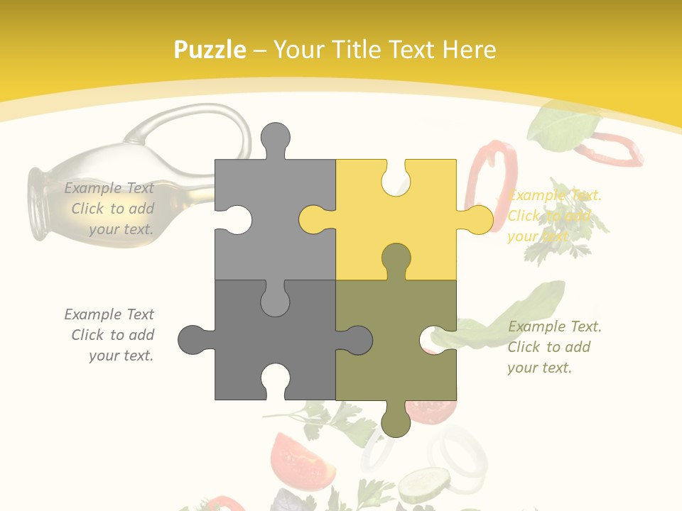 Slice Mix Parsley PowerPoint Template