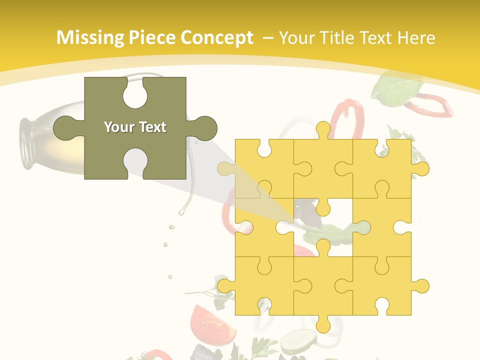 Slice Mix Parsley PowerPoint Template