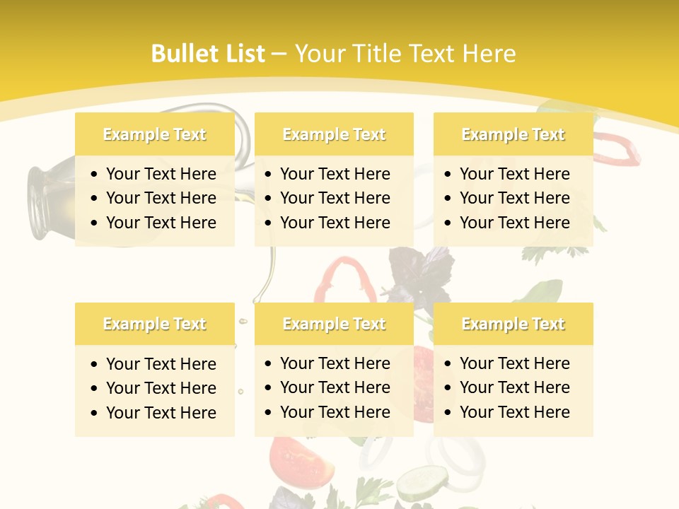 Slice Mix Parsley PowerPoint Template