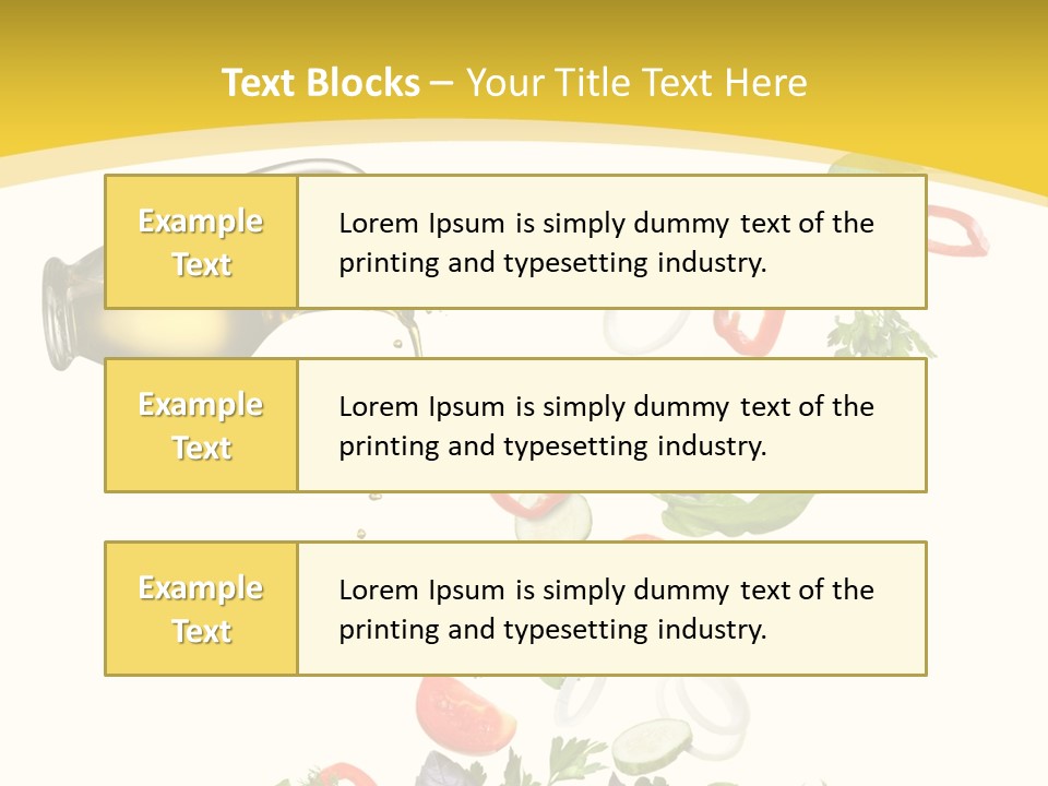 Slice Mix Parsley PowerPoint Template
